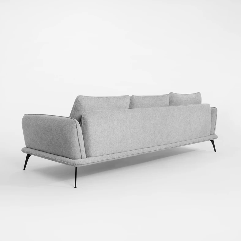 Sofa 3-osobowa jasnoszara PORTIMAO