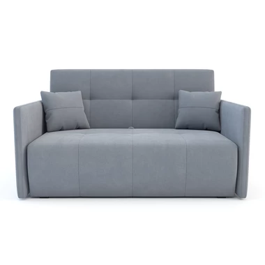 Mała sofa szara 144 cm LEO III