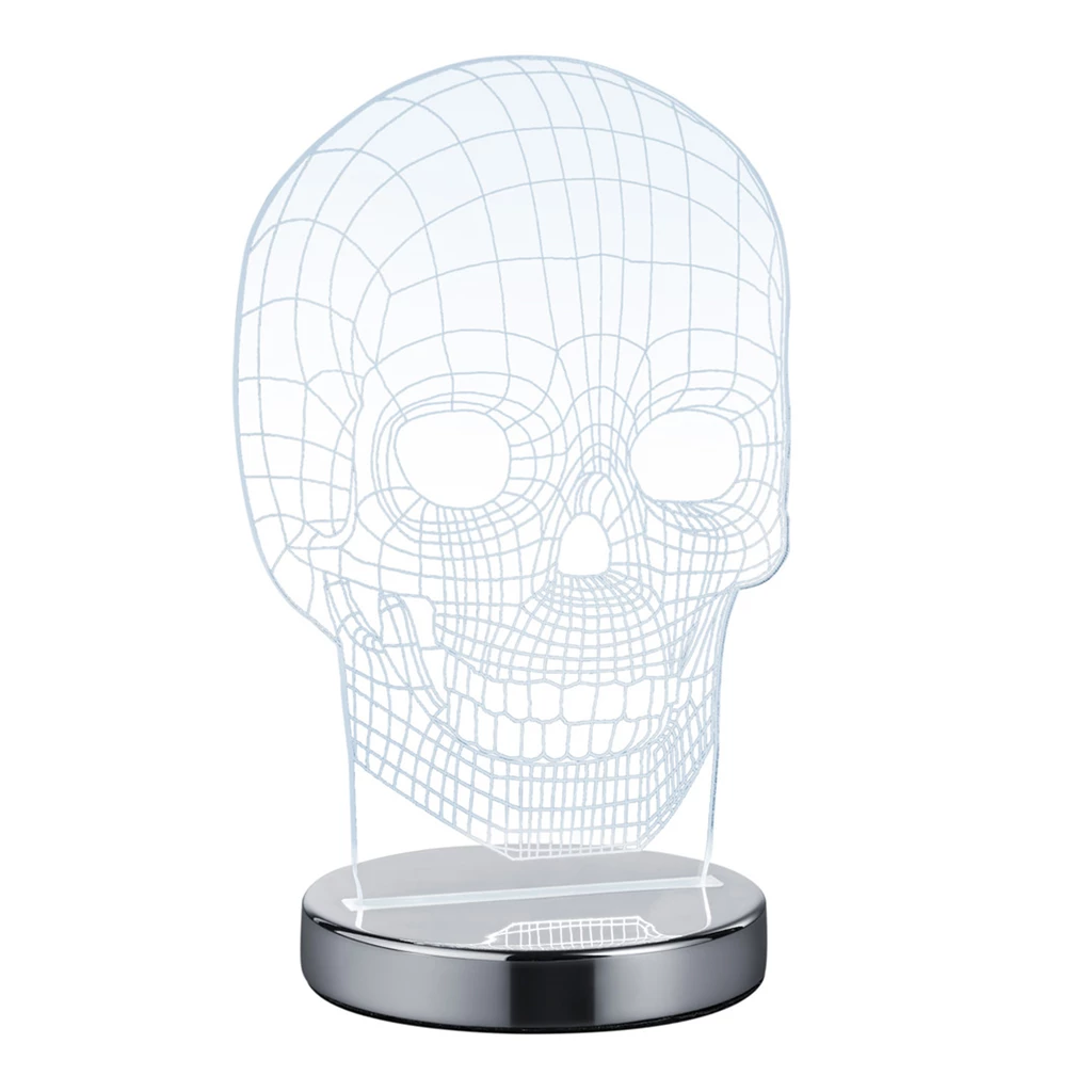 Lampa dekoracyjna LED czaszka SKULL