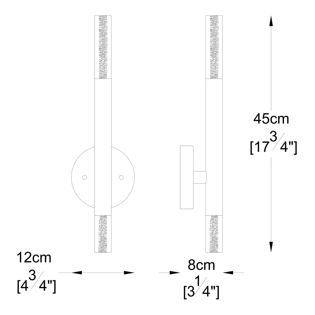 Kinkiet ONE LED W0461-02E-F7F7 złoty