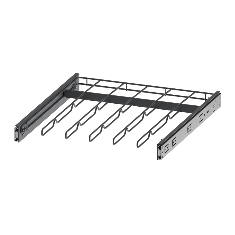 Wieszak na spodnie antracyt WIRE do szaf ADBOX 50 cm