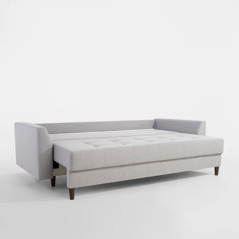 Sofa 3-osobowa jasnoszara DAVID NEW