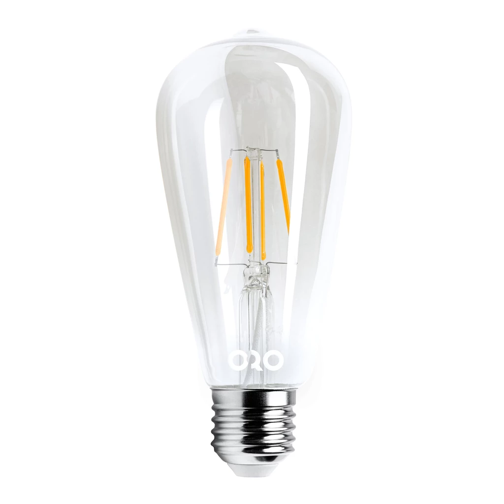 Żarówka ozdobna retro LED E27 8W barwa ciepła ORO-E27-ST64-FL-CLARO-8W-WW