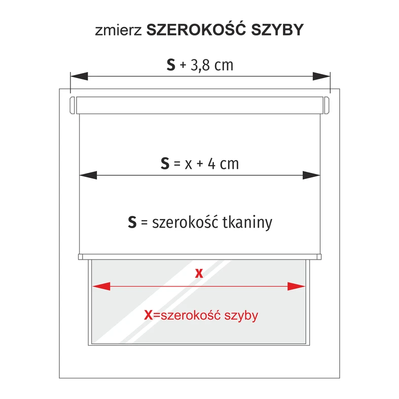 Roleta MINI MADRYT 38x160 cm