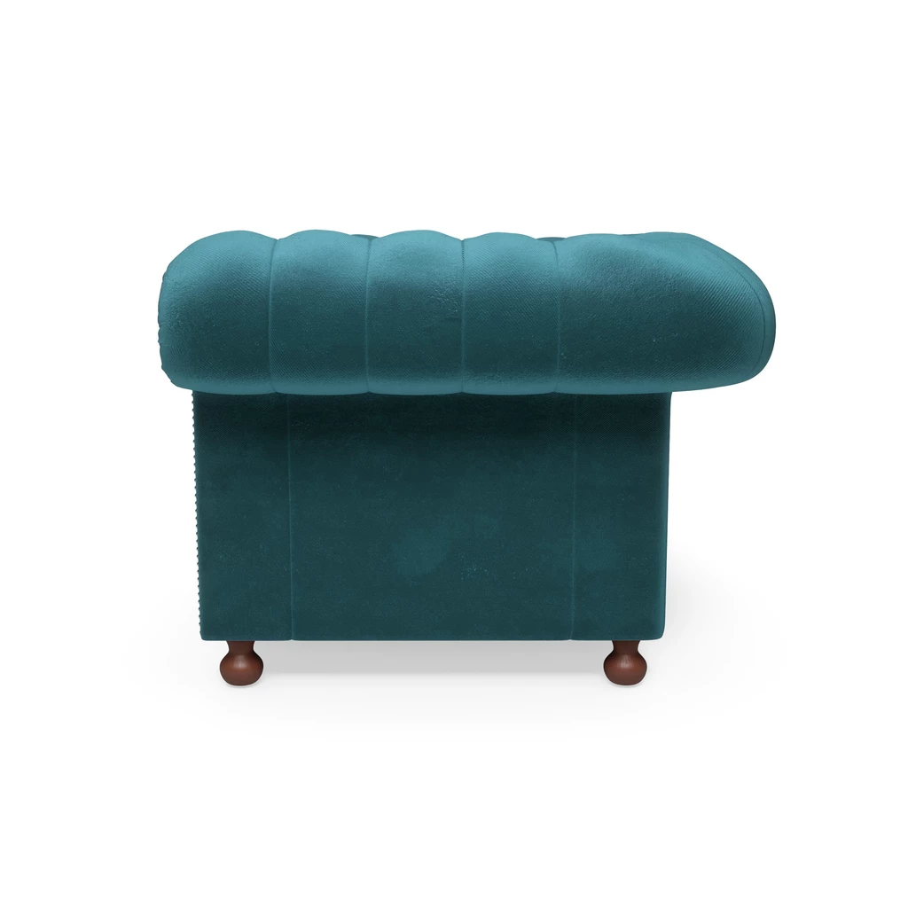 Sofa glamour lazurowa CHESTER