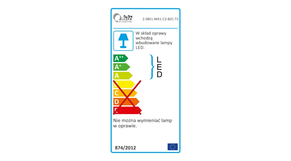 Oświetlenie 3-punktowe LUMEN LED, barwa ciepła