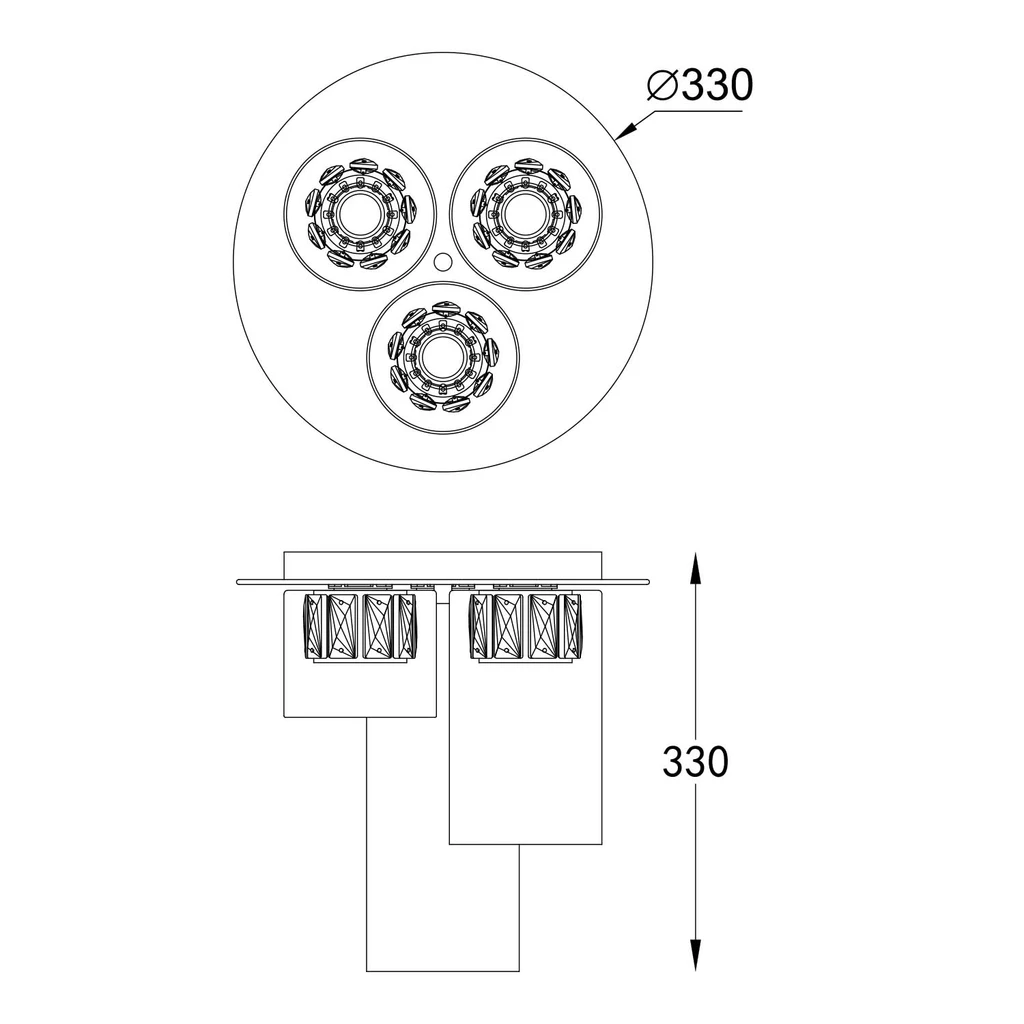 Lampa sufitowa GEM LED C0389-03F-F7AC