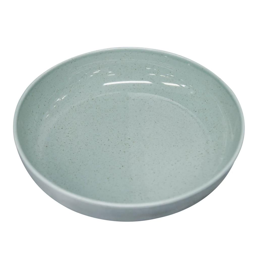 Talerz głęboki GRANITE MINT BLUE porcelana Bogucice 22 cm