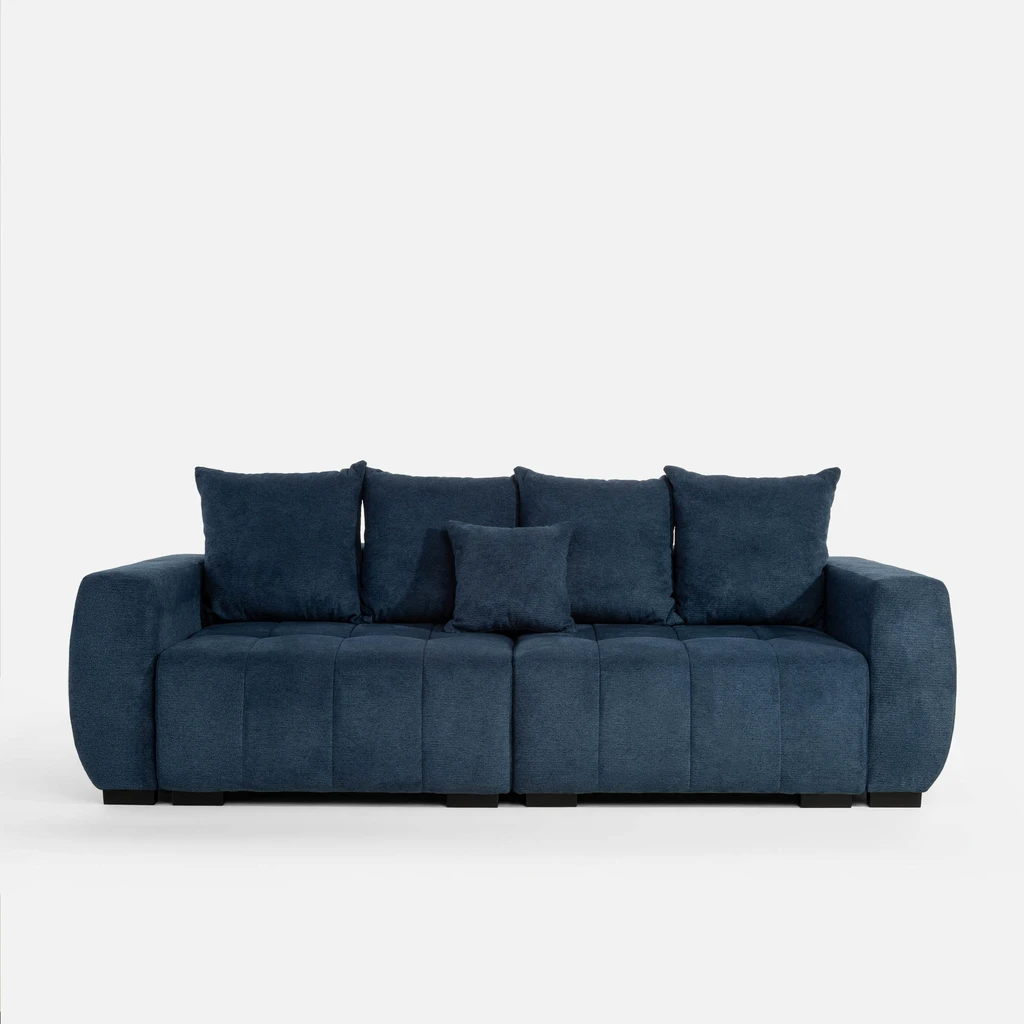 Sofa rozkładana granatowa CORTONA