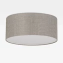 Lampa sufitowa szara RONDO LINEN 45 cm