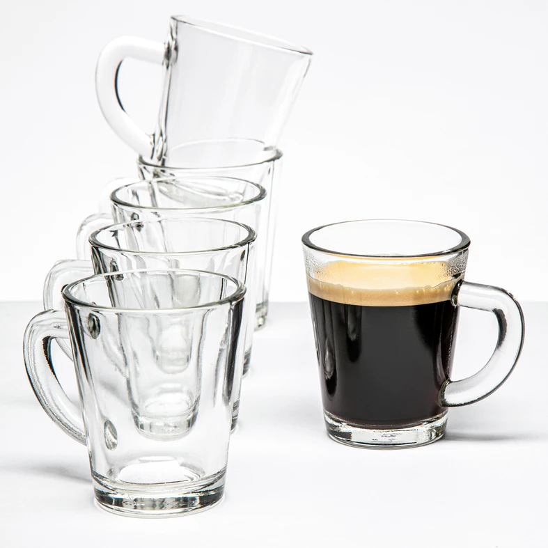 Komplet 6 szklanek do espresso 70 ml