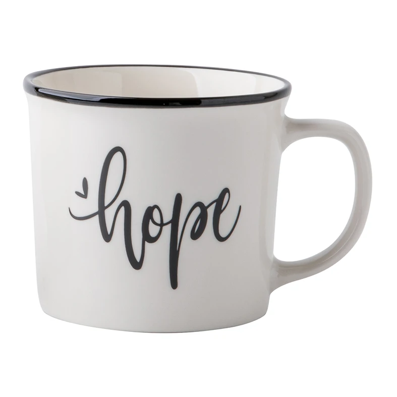 Kubek porcelanowy z napisem hope 360 ml