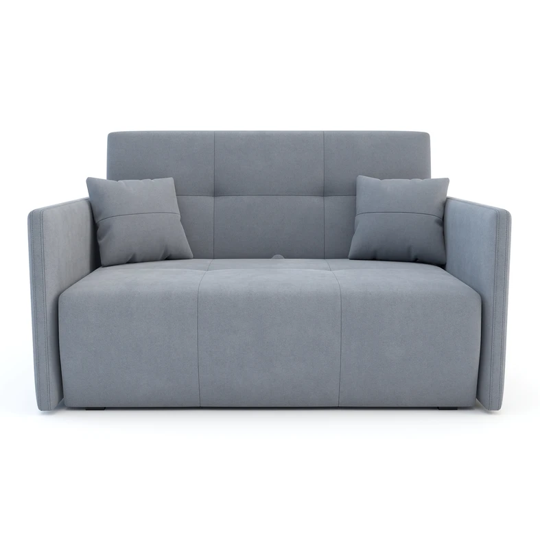 Mała sofa 126 cm szara LEO II