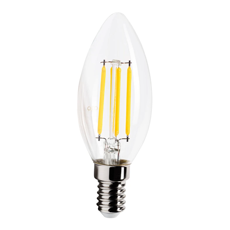 Żarówka LED E14 4W barwa neutralna ORO-E14-C35-FL-CLARO-4W