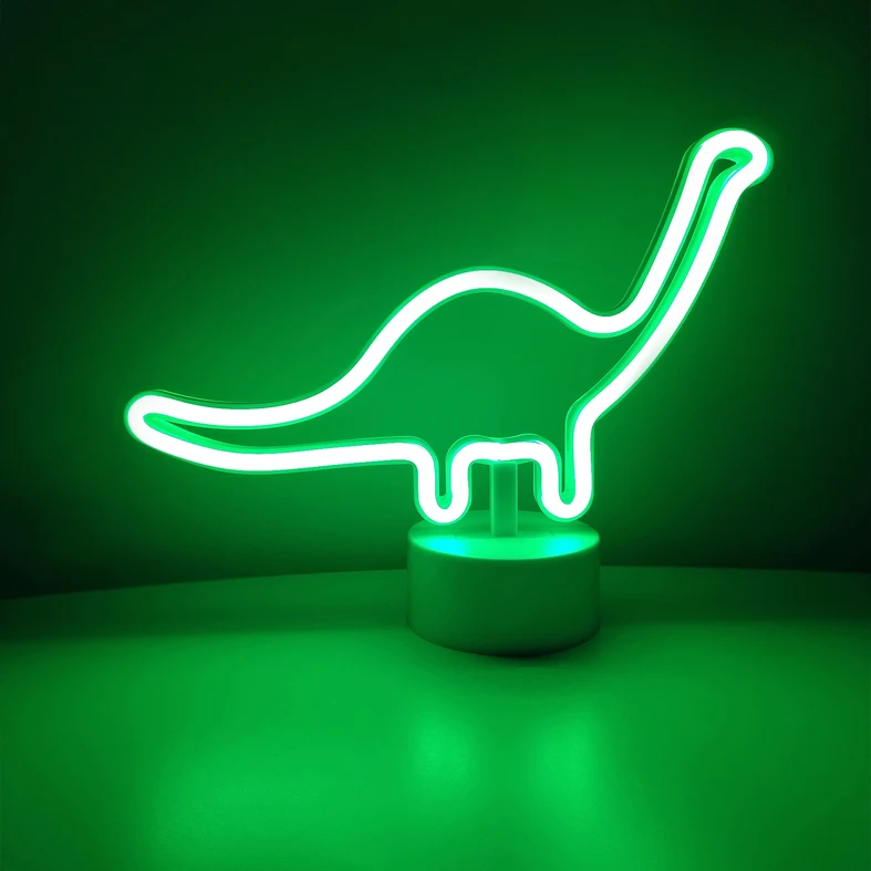 Lampa stołowa dekoracyjna LED NEON BRONTO