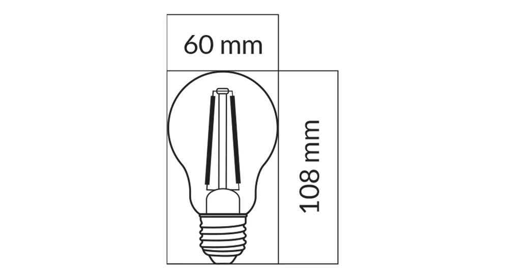 Żarówka LED E27 10,5W ORO-E27-A60-FL-CLARO-10,5W-DW barwa neutralna