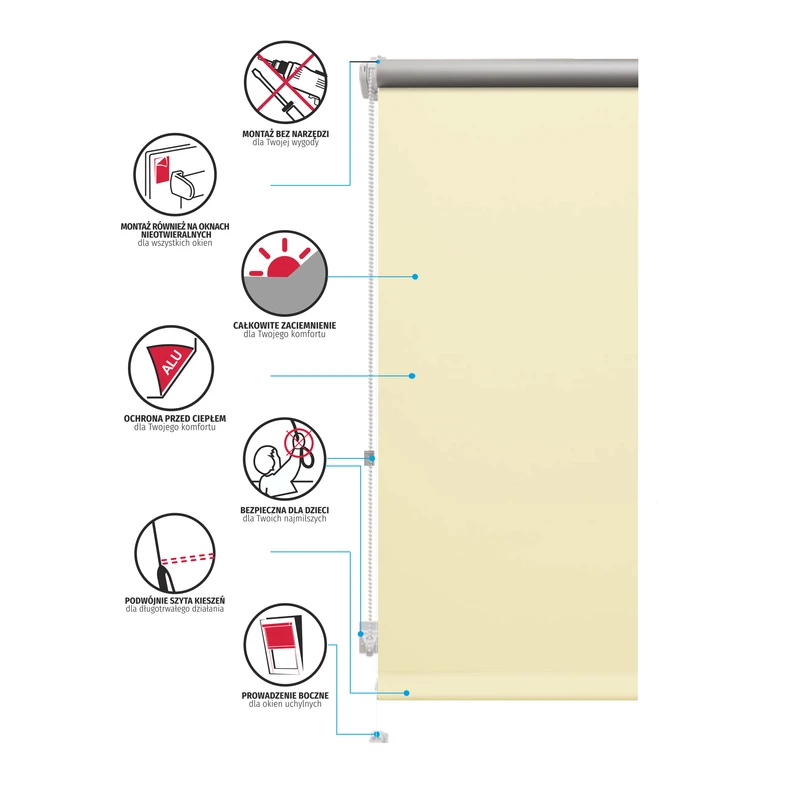 Roleta mini THERMO 61,5x150 cm