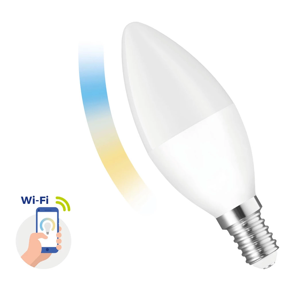 Żarówka LED E14 5W WI-FI ŚWIECZKA SPECTRUM SMART