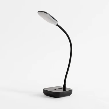 Lampa biurkowa LED 7W czarna ładowana na USB