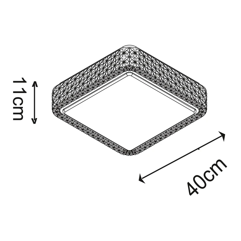 Lampa sufitowa MOA LED CL15068SQ-D40