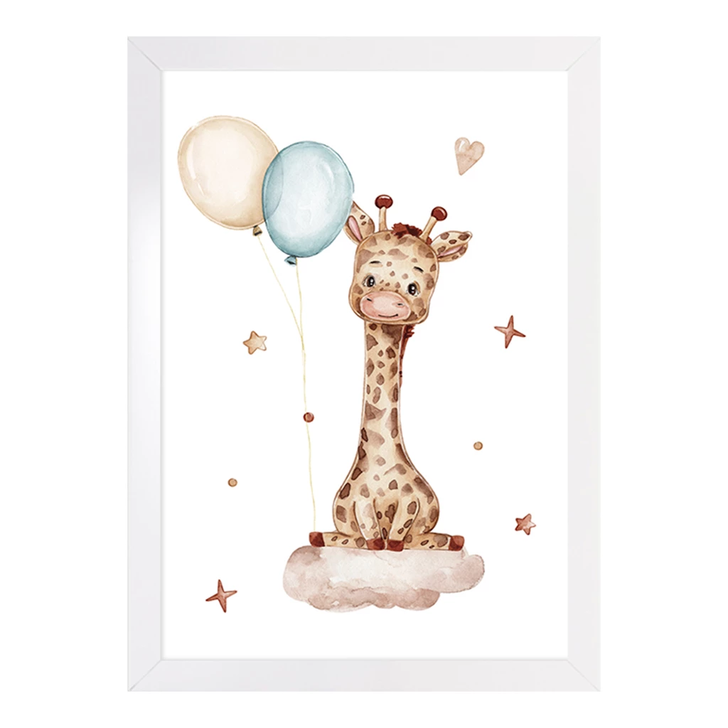 Obraz do pokoju dziecięcego LITTLE GIRAFFE 20x30 cm