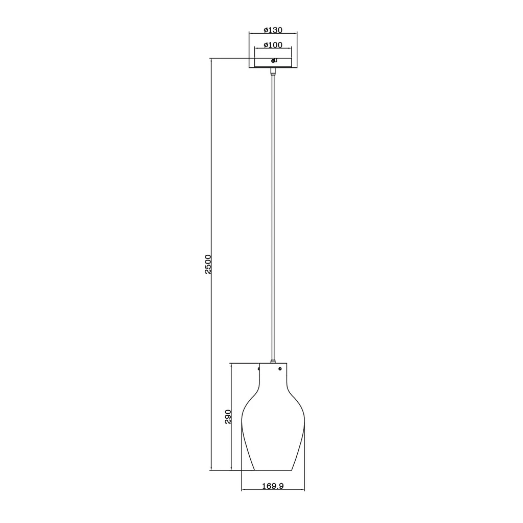 Lampa wisząca BRESSO P19066A-D18