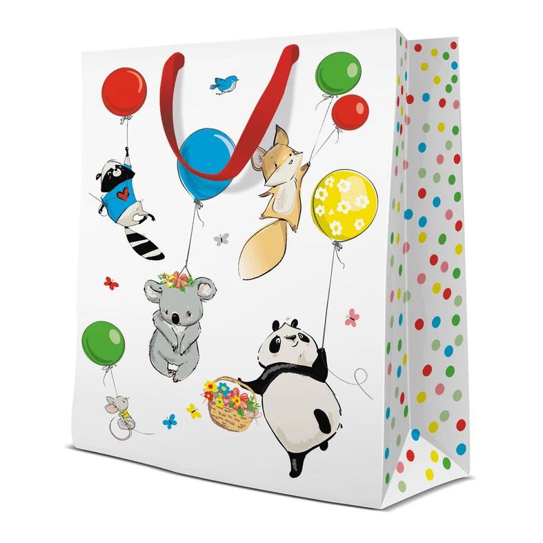 Torba prezentowa ANIMALS PARTY BIG 30x40 cm