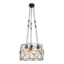 Lampa wisząca boho SIDELYA 45 cm