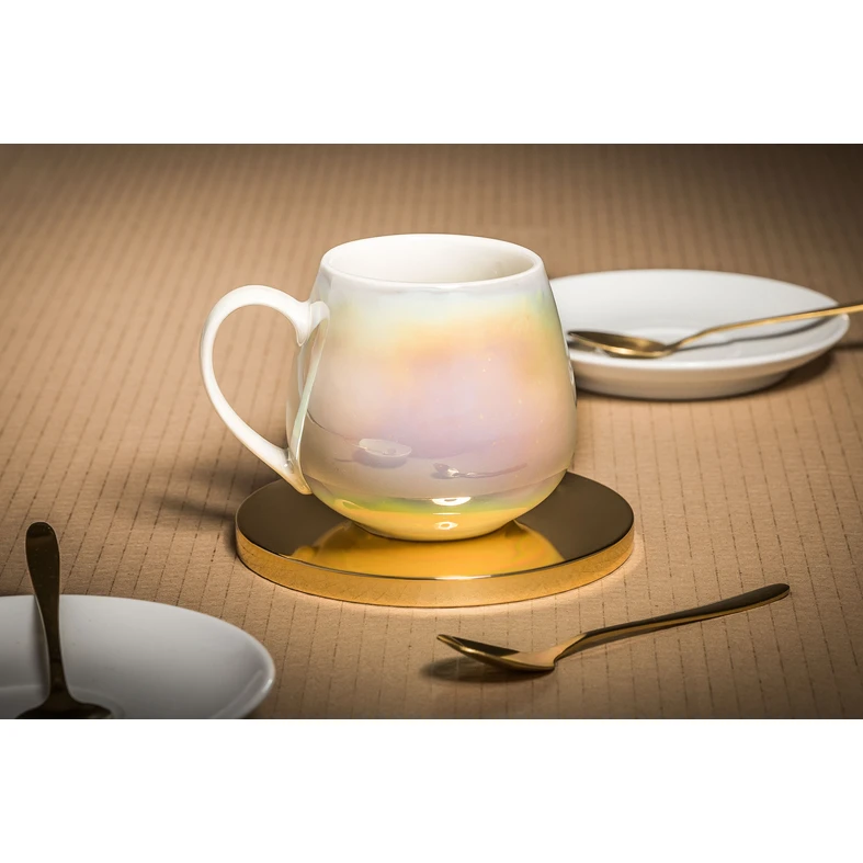 Kubek porcelanowy biały PEARL 380 ml