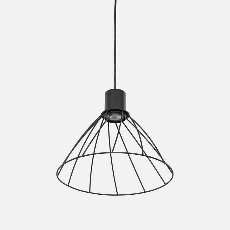 Lampa wisząca loftowa MODESTO BLACK I fi 29,5 cm