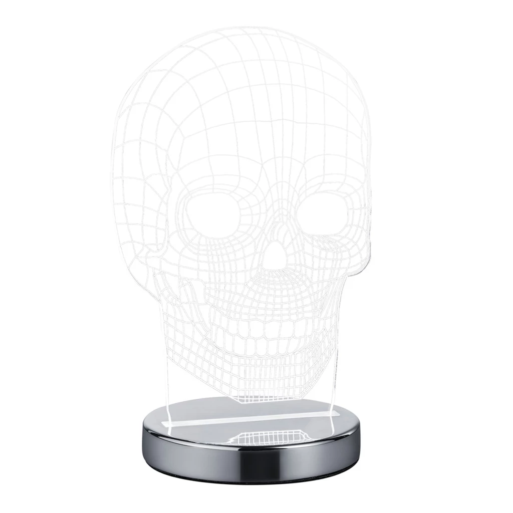 Lampa dekoracyjna LED czaszka SKULL