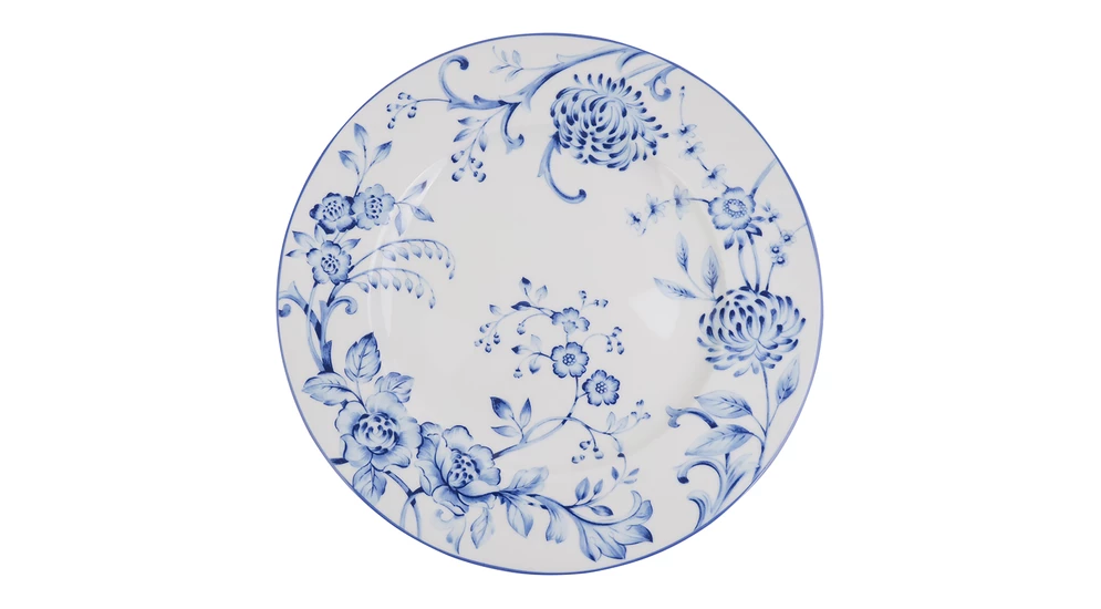 Talerz obiadowy EVIA BLUE porcelana Bogucice 28,5 cm