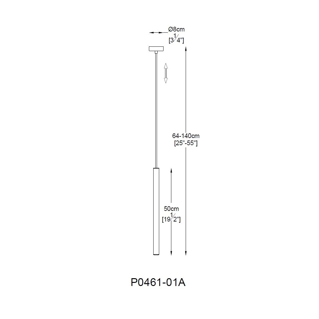 Lampa wisząca LOYA LED P0461-01A-S8S8