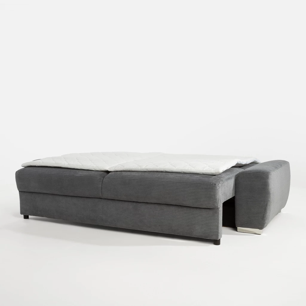 Sofa sztruksowa z toperem EDWARD