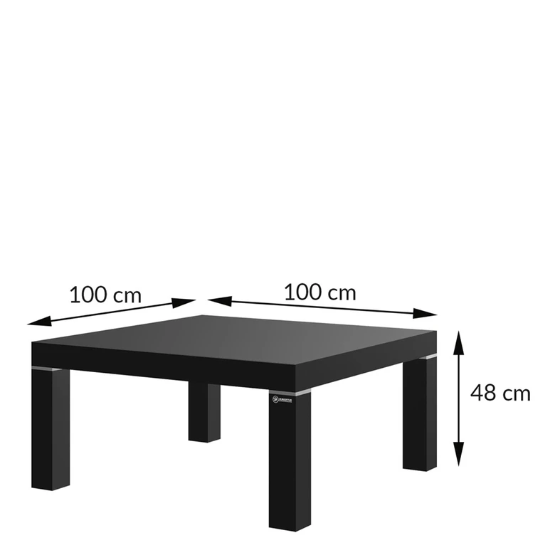 Ława brązowa z połyskiem 100 cm