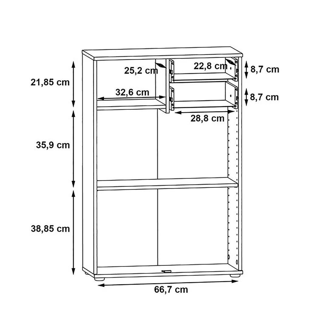 Komoda TEMUZZA 2D2S