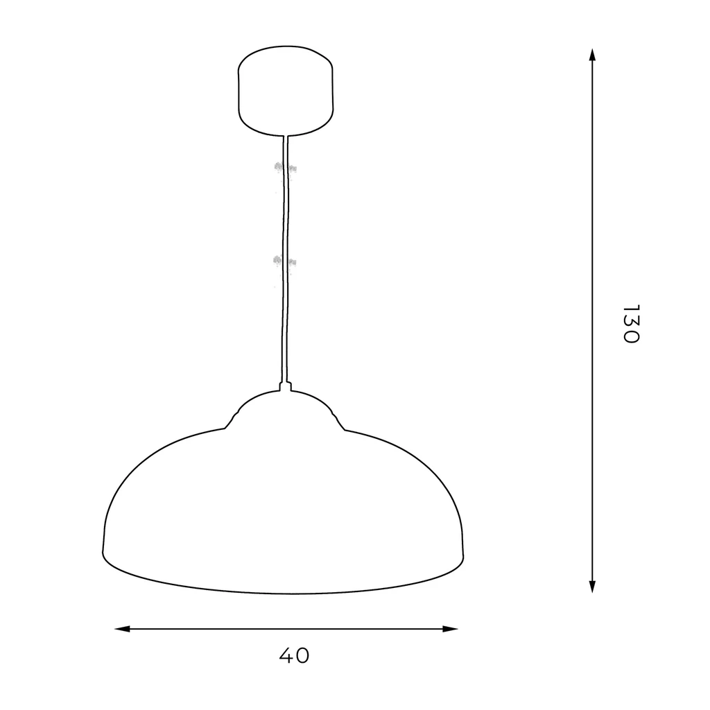 Lampa wisząca czarno-złota BASCA