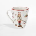 Kubek świąteczny z porcelany DZIADEK DO ORZECHÓW 320 ml