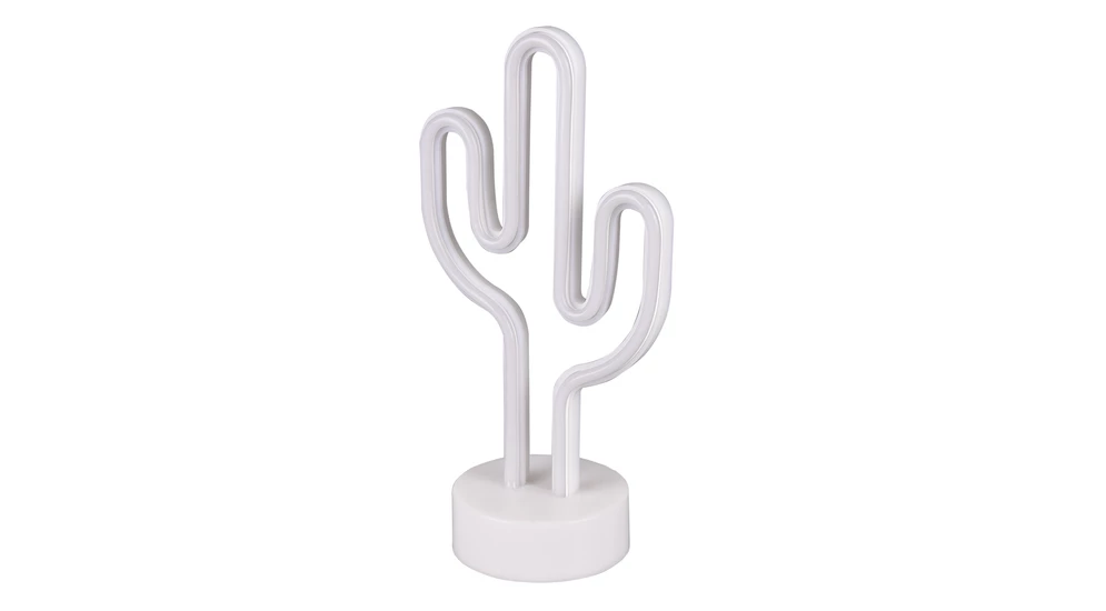 Lampa stołowa dekoracyjna LED NEON CACTUS