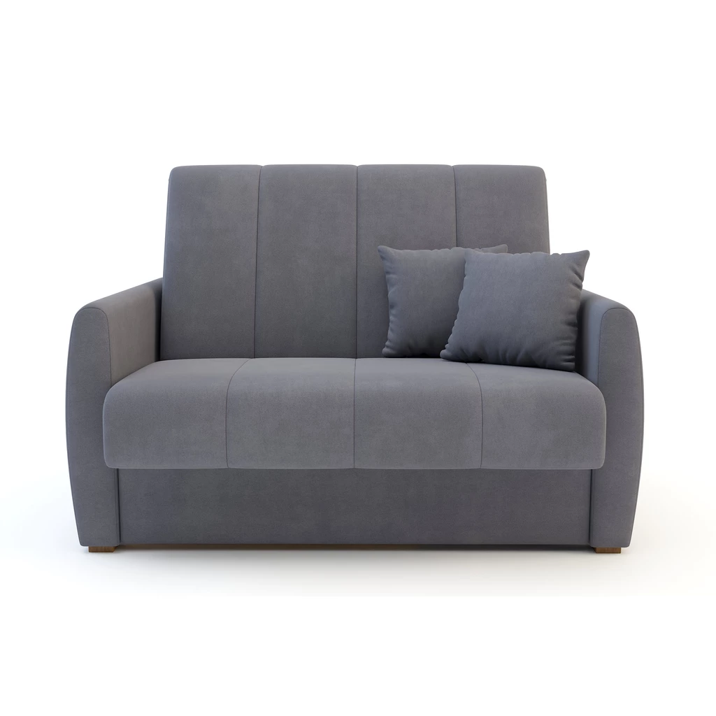 Mała sofa rozkładana szara DALIA