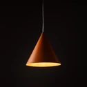 Lampa wisząca geometryczna pomarańczowa CONO