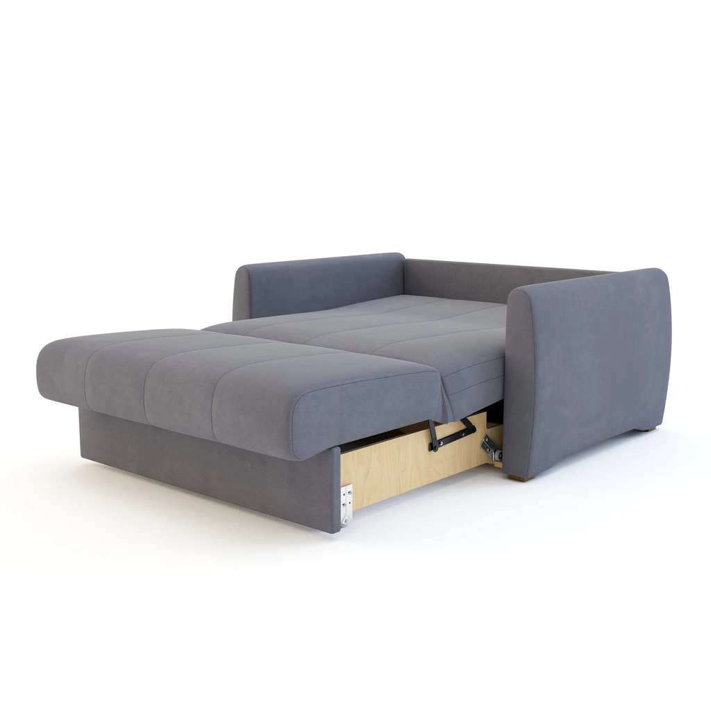 Mała sofa rozkładana szara DALIA