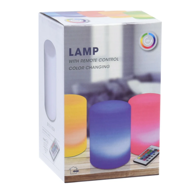 Lampa stołowa dekoracyjna RGB LED z pilotem