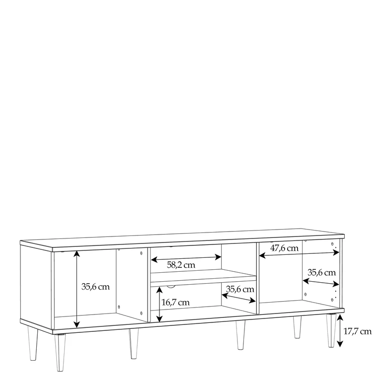 Szafka pod telewizor CALASETTA 160 cm