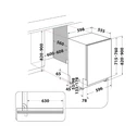 Zmywarka do zabudowy 60 WHIRLPOOL czarna W7IHP42L