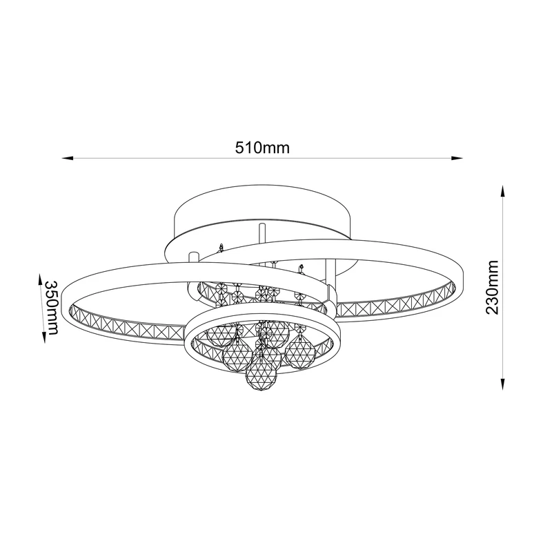 Lampa sufitowa CASTI LED 18144