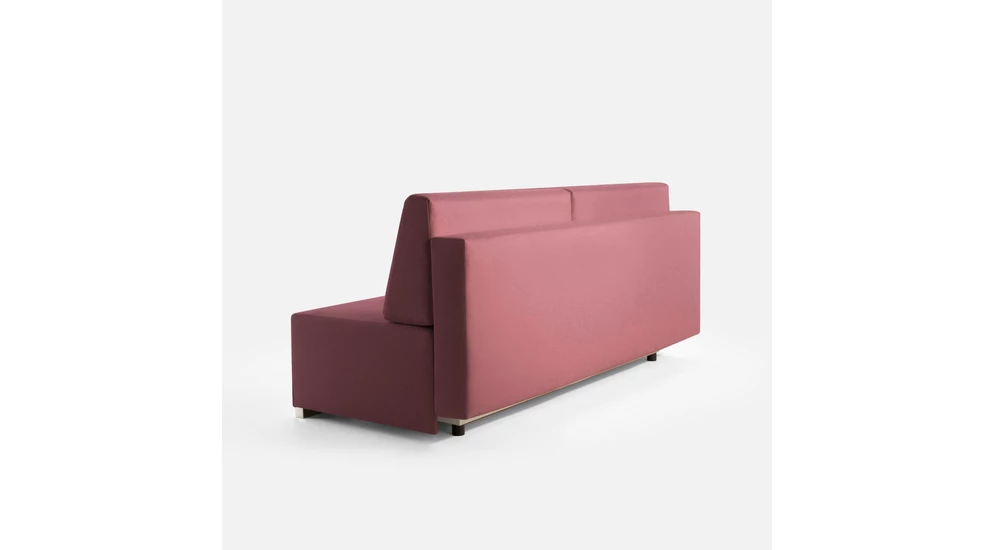 Sofa rozkładana ciemnoróżowa LILI