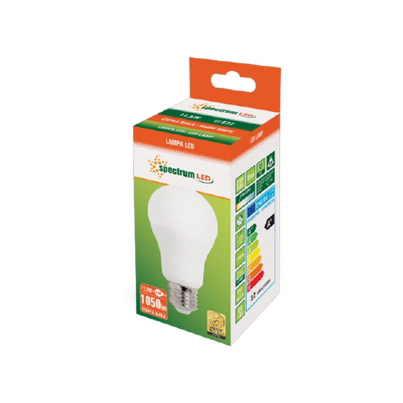 Żarówka LED E27 11,5W barwa ciepła GLS SPECTRUM