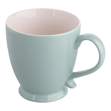 Filiżanka porcelanowa na nóżce miętowa Jumbo URBAN 400 ml