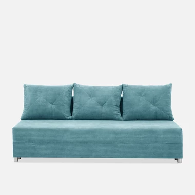 Sofa rozkładana turkusowa FIORE